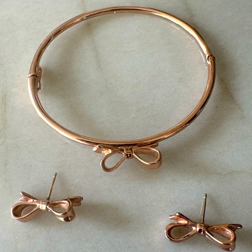 Kate Spade Skinny Mini Bracelet and Earrings